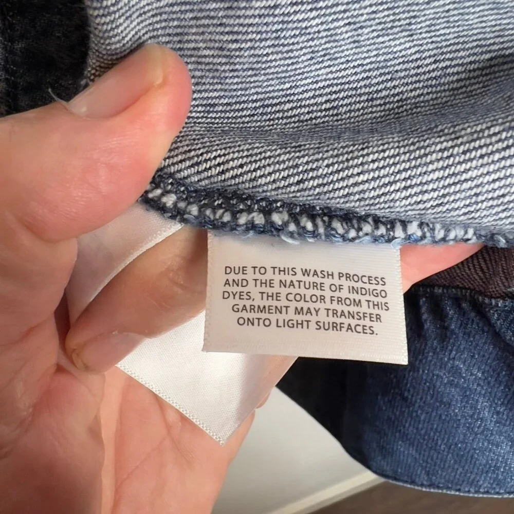 Madewell $88 Squareneck Tank in McNair Wash: Airy Denim Edition Size M NU421 - Picture 7 of 7